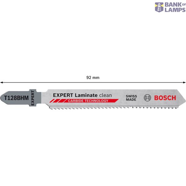 EXPERT Laminate Clean T128BHM Jigsaw Blade 3 pcs. image 1
