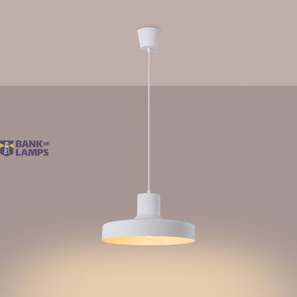 Pendant lamp BILO biała image 3