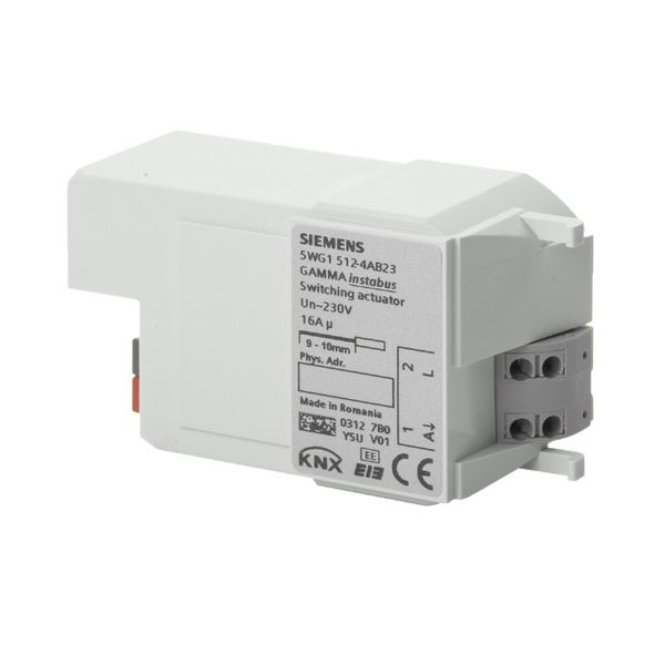 RL 512/23 - KNX Switching actuator 1 x AC 230 V, 16 AX, C load image 1
