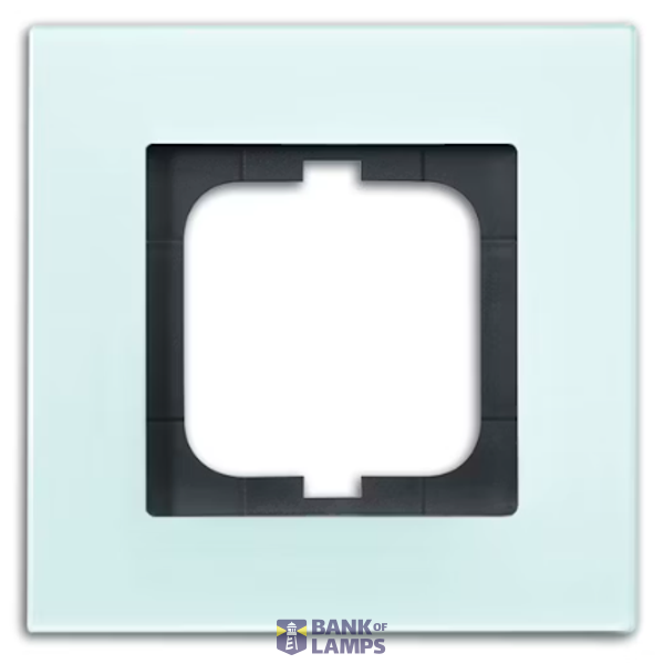 carat®, Frames, Cover frame 1gang, glass white image 1