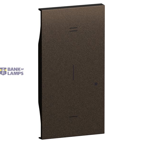 L.NOW - SWITCH DIMMER COVER 2MOD 2W BRONZE image 1