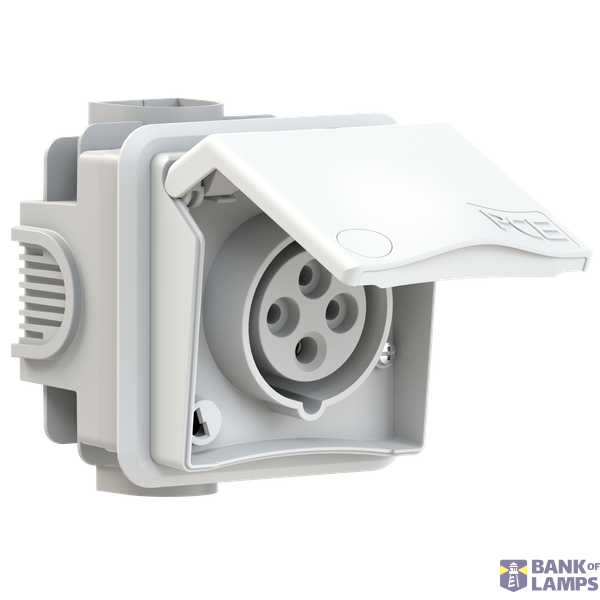 Flush-mounted socket, DESIGN series IP44 image 1