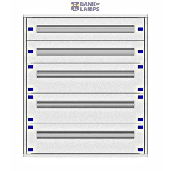 Distribution board insert KVN 40mm, 3-18K, 5-rows image 1