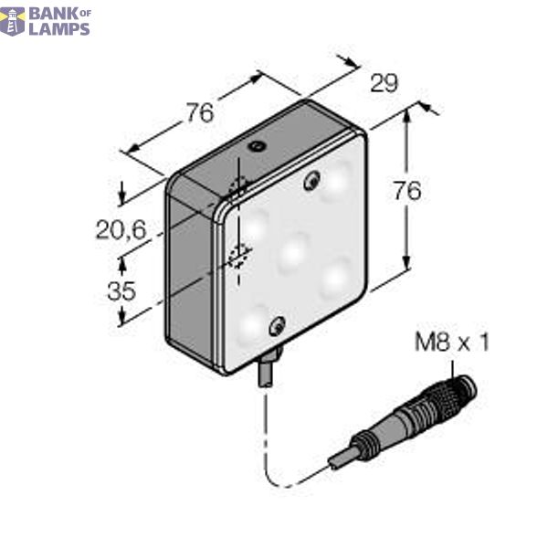 Vision System Area Light   LEDUV395A70XD5-XM image 1