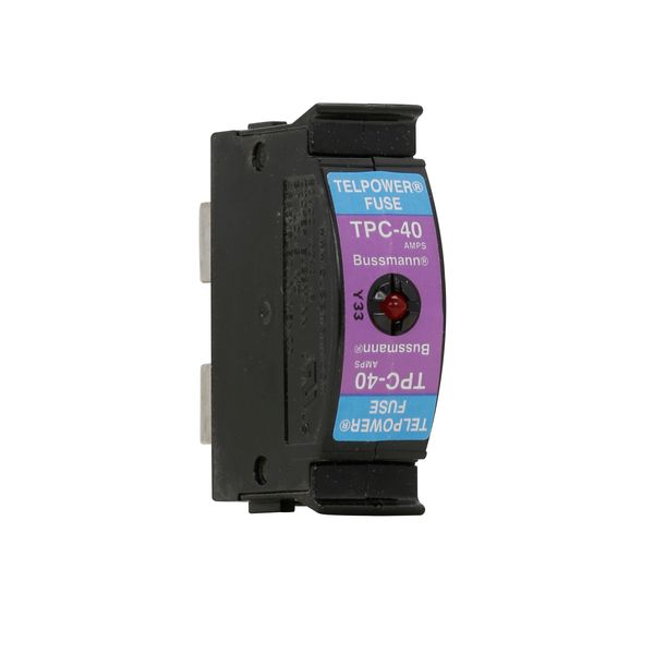 Eaton Bussmann series TPC telecommunication fuse, 80 Vdc, 60A, 100 kAIC, Non Indicating, Compact, Current-limiting image 7