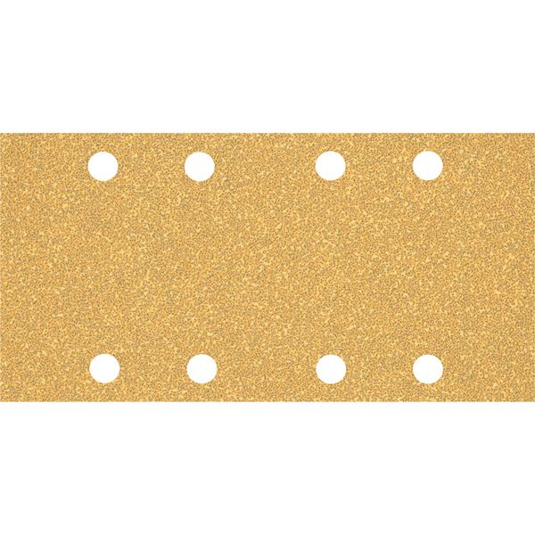 EXPERT C47 Sandpaper with 8 holes for Orbital Sanders 93 x 186 mm, G 4 5-pc image 1