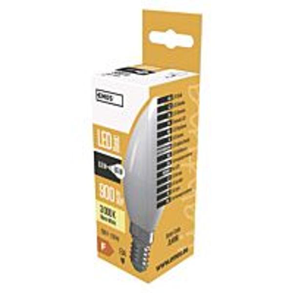 EMOS LED Bulb Basic Candle 8.3W E14 warm white image 1
