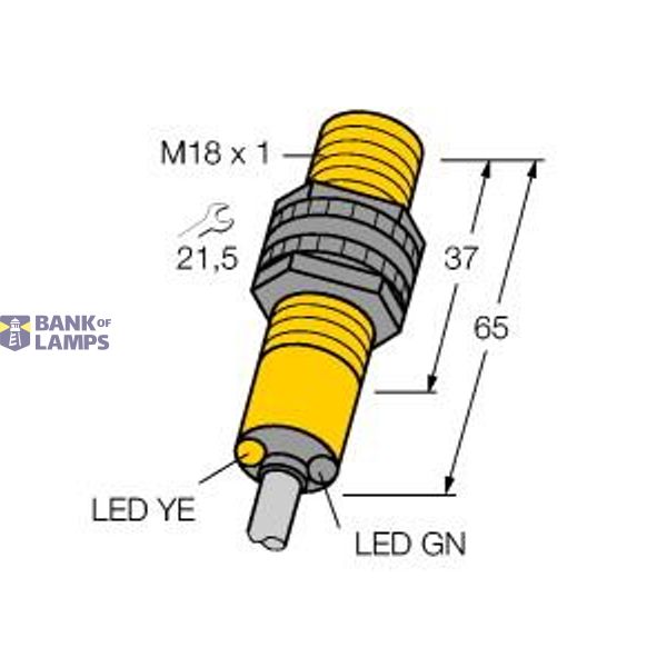 Photoelectric Sensor Diffuse Mode Sensor with Fixed-Field Background Suppression   S18SN6FF50 image 2