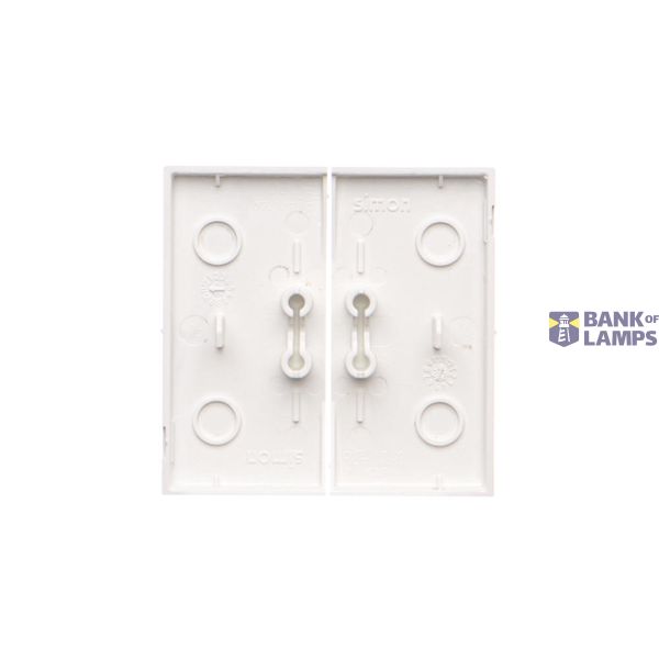 Double loudspeaker socket, satin, metallized image 2