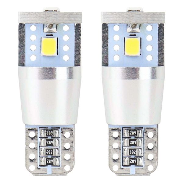 LED CANBUS 3SMD 2835 T10e (W5W)  ALU White 12V/24V image 1