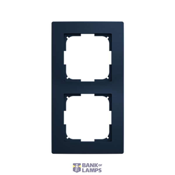 2512-943-507 Frame 2-gang Purple - Basic55 image 1