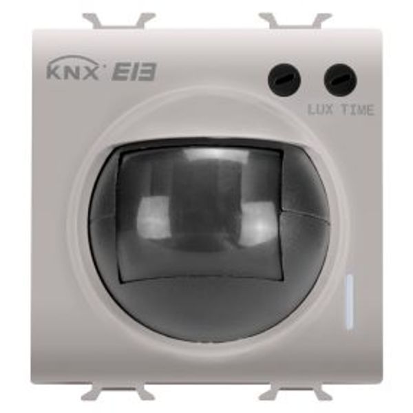 IR MOTION DETECTOR WITH TWILIGHT SENSOR - KNX - 2 MODULES - NATURAL BEIGE - CHORUS image 1