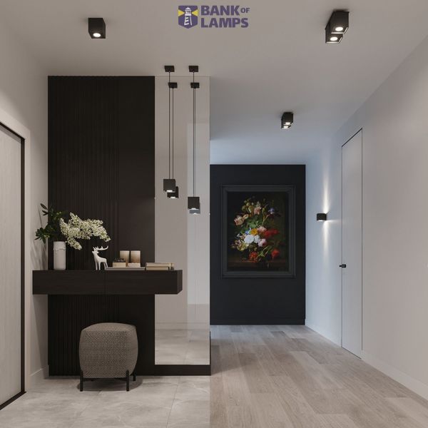 HANGING LAMP QUAD 1 BLACK GU10 1X40W IP20 image 10