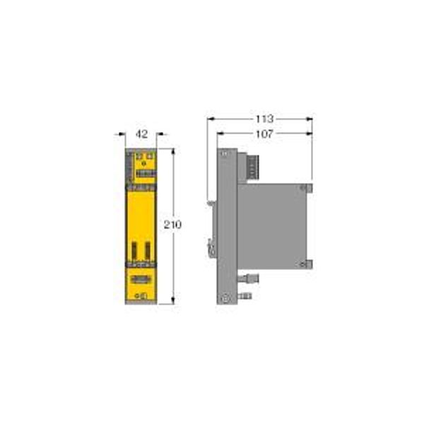 Module Rack for the DPC System FOUNDATION Fieldbus   DPC-49-1RMB image 1