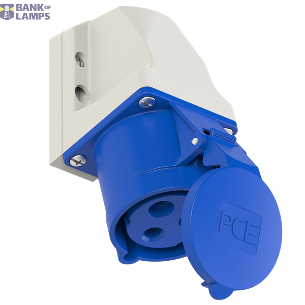 Fixed socket 32A 3P 230V 6h IP44 image 1
