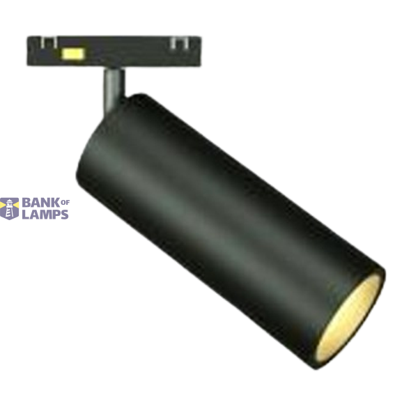 5mm Magnetic Track Spotlight 8W 24V 2700K  8°-60° CRI 97 Black image 1