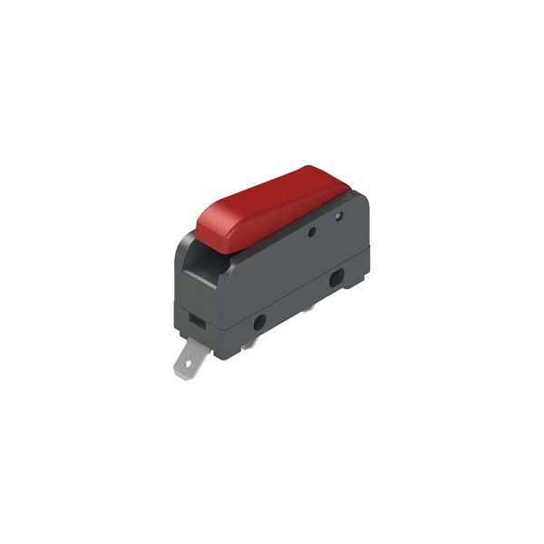Microswitch with red push button image 1