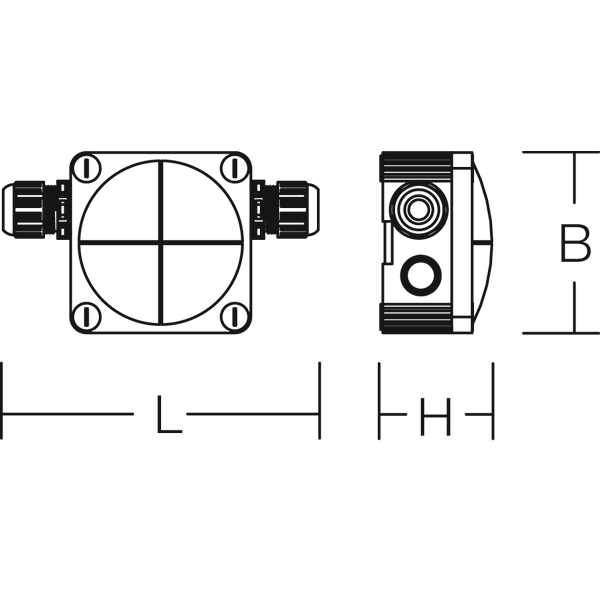 Spring system housing L 85 B 85 H 51 colour: grey image 4