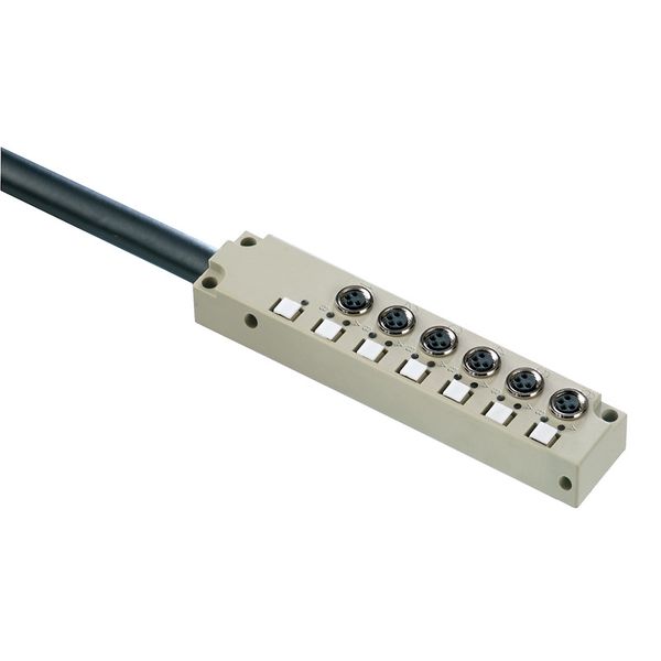 Fixed cable version, M8, 30 V, , LED: Yes, LED initiator: Yes, Wiring type: PNP, 10 m image 1