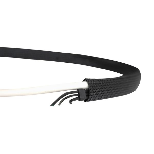 BPET-CC10B.50 zwart  PET vlechtkous beschermkous image 1