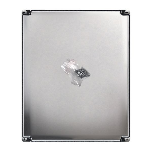 Enclosure ABS, grey cover, 289x239x107 mm, RAL7035 image 2