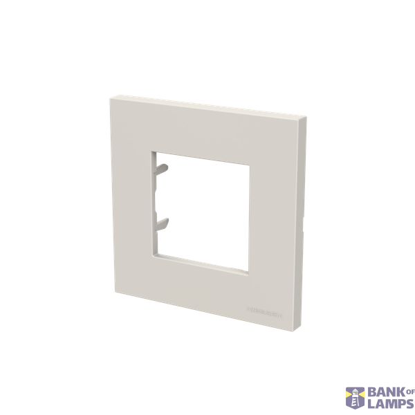 Frame 1-gang / 2-modules - Niessen logo - Basic - Dune image 2