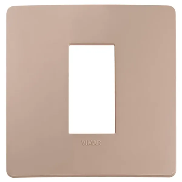 Plana Up 1M cover plate, matt terracotta image 1
