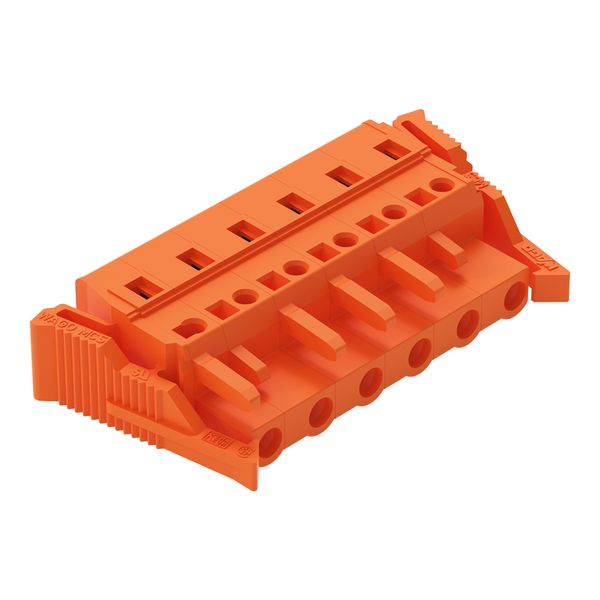 1-conductor female connector CAGE CLAMP® 2.5 mm² orange image 1