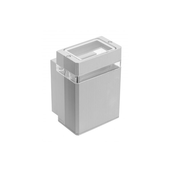 Facade luminaire unidirectional NESSA, GU10, max. 50 W, IP54, square, gray image 1