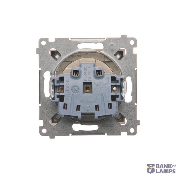 RTV final aerial socket for pass-through socket, atten.: 10dB, Bronze matt, metalic image 1