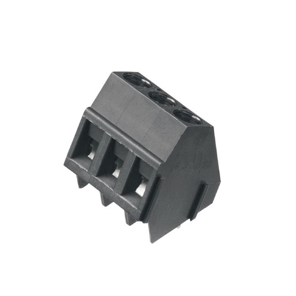 Printed circuit board terminals, 5.08 mm, Number of poles: 14, 135°, Solder pin length (l): 3.5 mm, tinned, Pale green, Clamping yoke connection, Clamping range, max. : 2.5 mm², Box image 1