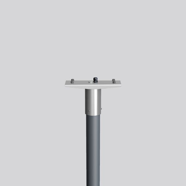 Pole mounting L 346 B 136 H 204 d 89 colour: silver image 2