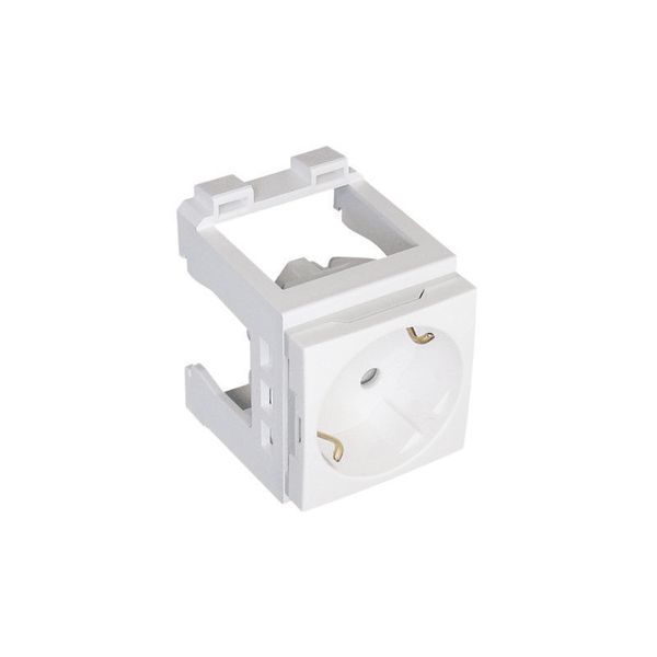 SAFETY EARTH SOCKET (SCHUKO TYPE) RED image 1