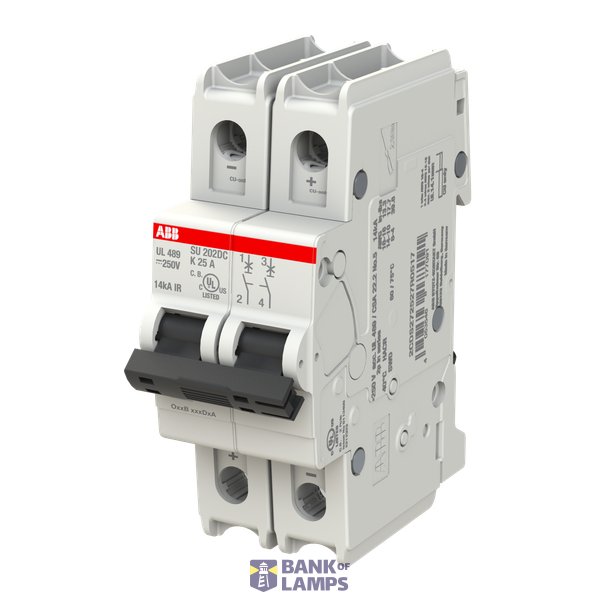 SU202DC-K25 Miniature Circuit Breaker image 3