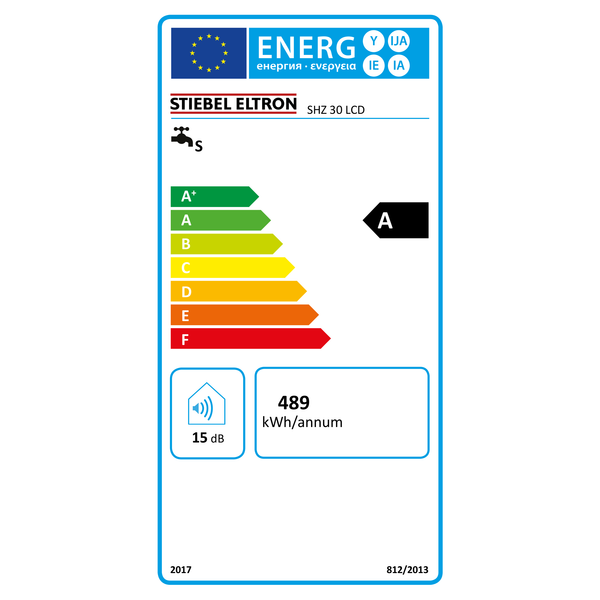 Wandboiler, SHZ 30 LCD, 30 l, 1 ton 6 kW, wit image 2