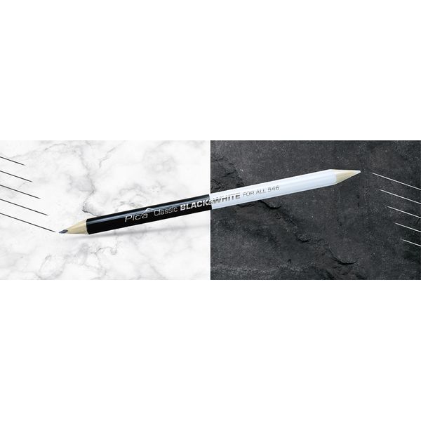 Pica 10 pieces, 546/24 Pencil Black & White image 3