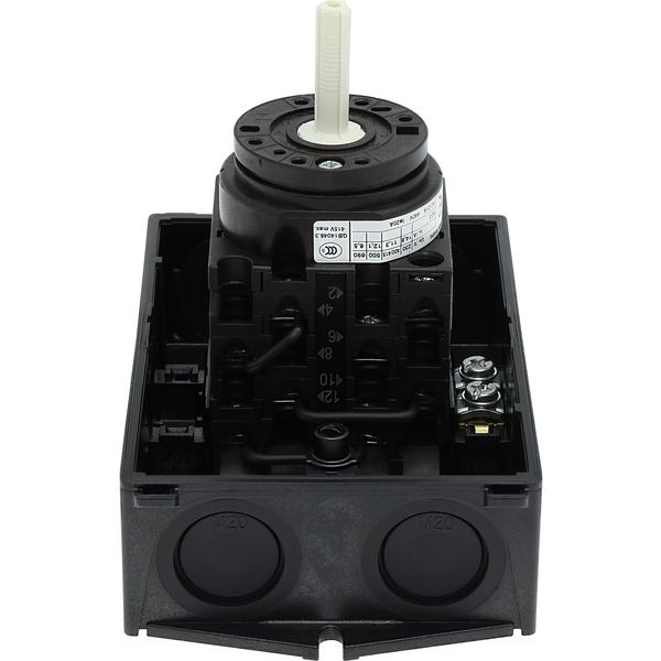 T0-4-8410/I1 Star-delta switches, T0, 20 A, surface mounting, 4 contact unit(s), Contacts: 8, 60 °, maintained, With 0 (Off) position, 0-Y-D, Design number 8410 image 31