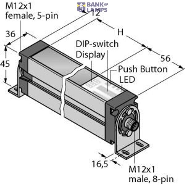 Measuring Light Screen Receiver   EA5R1050NIXMODQ image 2