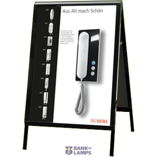 A-board in aluminium Gehweg-Aufsteller image 1