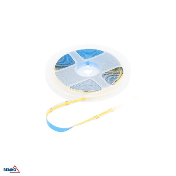LED STRIP PREMIUM 12V DC COB 1600LED/5M 7W/1M IP20 WARM WHITE image 1