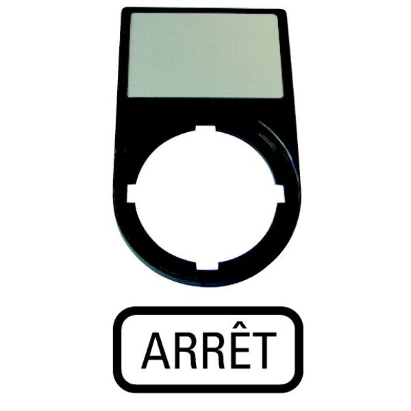 M22S-ST-F0 Carrier, +label, ARRET image 1