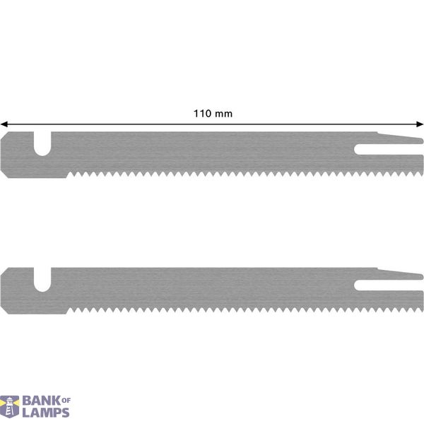 2-Piece Saw Blade Set for Foam Rubber Cutters 70 mm 2 pcs. image 2
