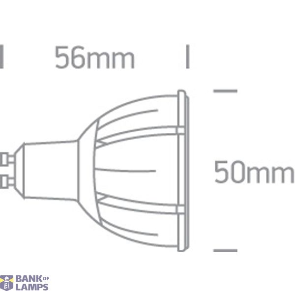 7W GU10 EW CRI97 36deg DIMMABLE 230V image 3