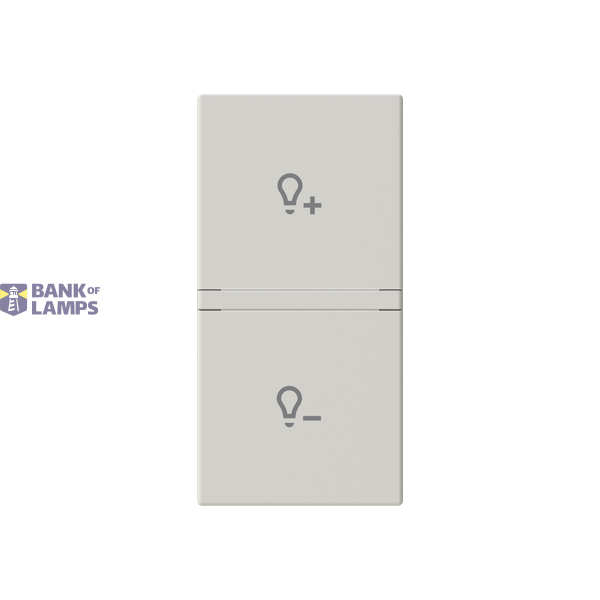 Rocker cover dimmer symbol - 1M - Dune image 1