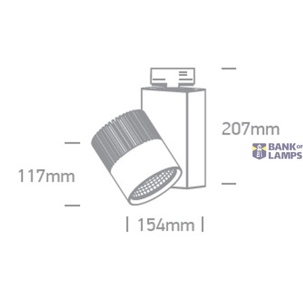 WHITE GU10 10W image 3