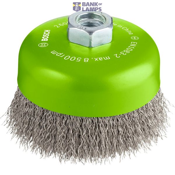 Cup Brush Crimped 100 Stainless image 1