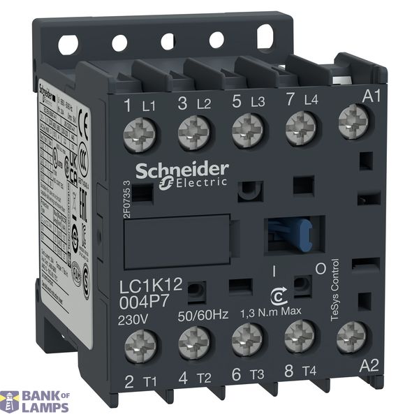 TeSys D contactor AC-1 20A 110V LC1K12004F7 image 1