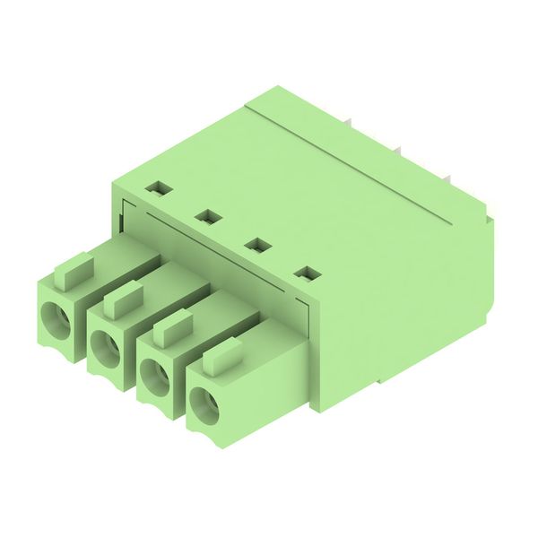 PCB plug-in connector, female plug, 3.81 mm, Number of poles: 4, 180°, PUSH IN with actuator, Clamping range, max. : 1.5 mm², Box image 2