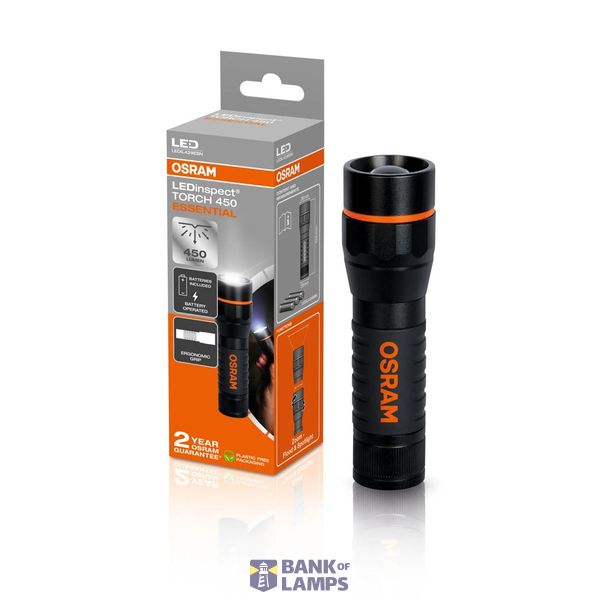 LEDinspect TORCH 450 ESSENTIAL 450/60lm / 6,75W / 4,5V / 6500K / Alkaline AAA x3 image 1
