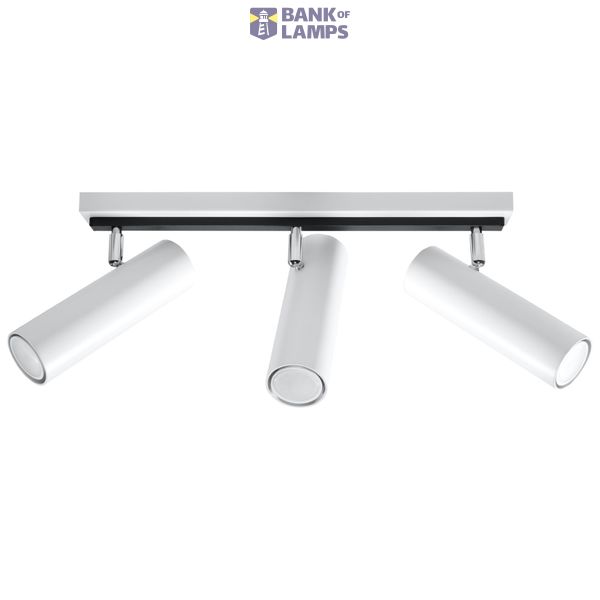 CEILING LAMP DIREZIONE 3 WHITE GU10 3X40W IP20 image 2